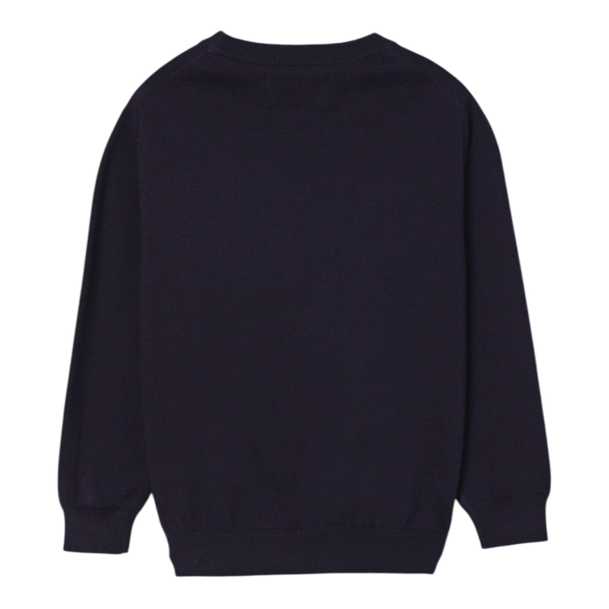 Sun68 Maglia Girocollo tinta unita con Stampa Blu per Bambino K453522 BLU SUN68 