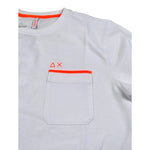 Sun68 Shirt Girocollo tinta unita Bianco per Bambino T41317 BIANCO SUN68 
