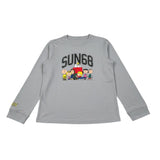 Sun68 Shirt tinta unita con Stampa Grigio per Bambino T45310XXX GRIGIO SUN68 