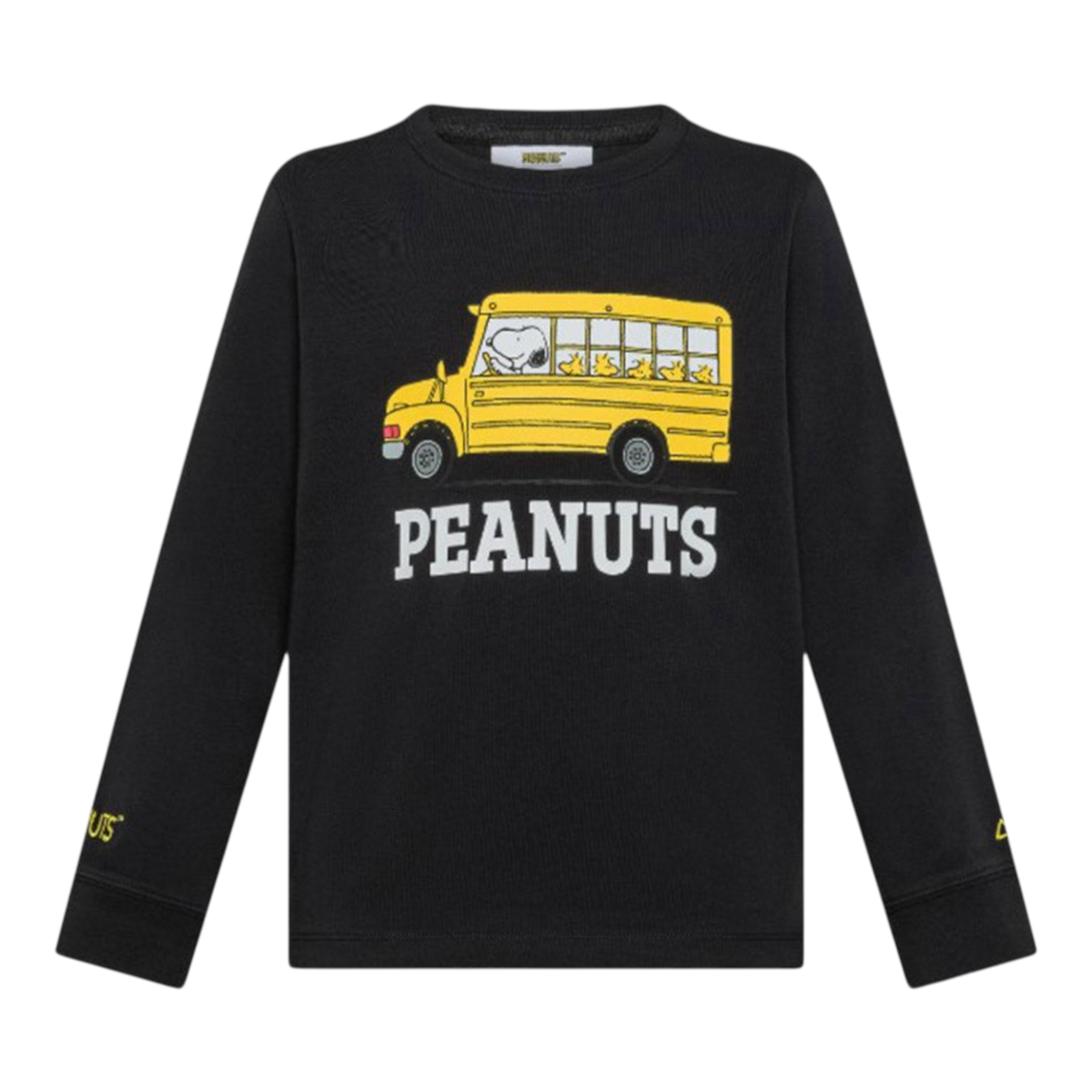 Sun68 Shirt tinta unita con Stampa Nero per Bambino T45310XXXX NERO SUN68 