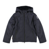 Suns Giubbino tinta unita con Cappuccio Blu per Neonato GBS5338UB BLU SUNS 