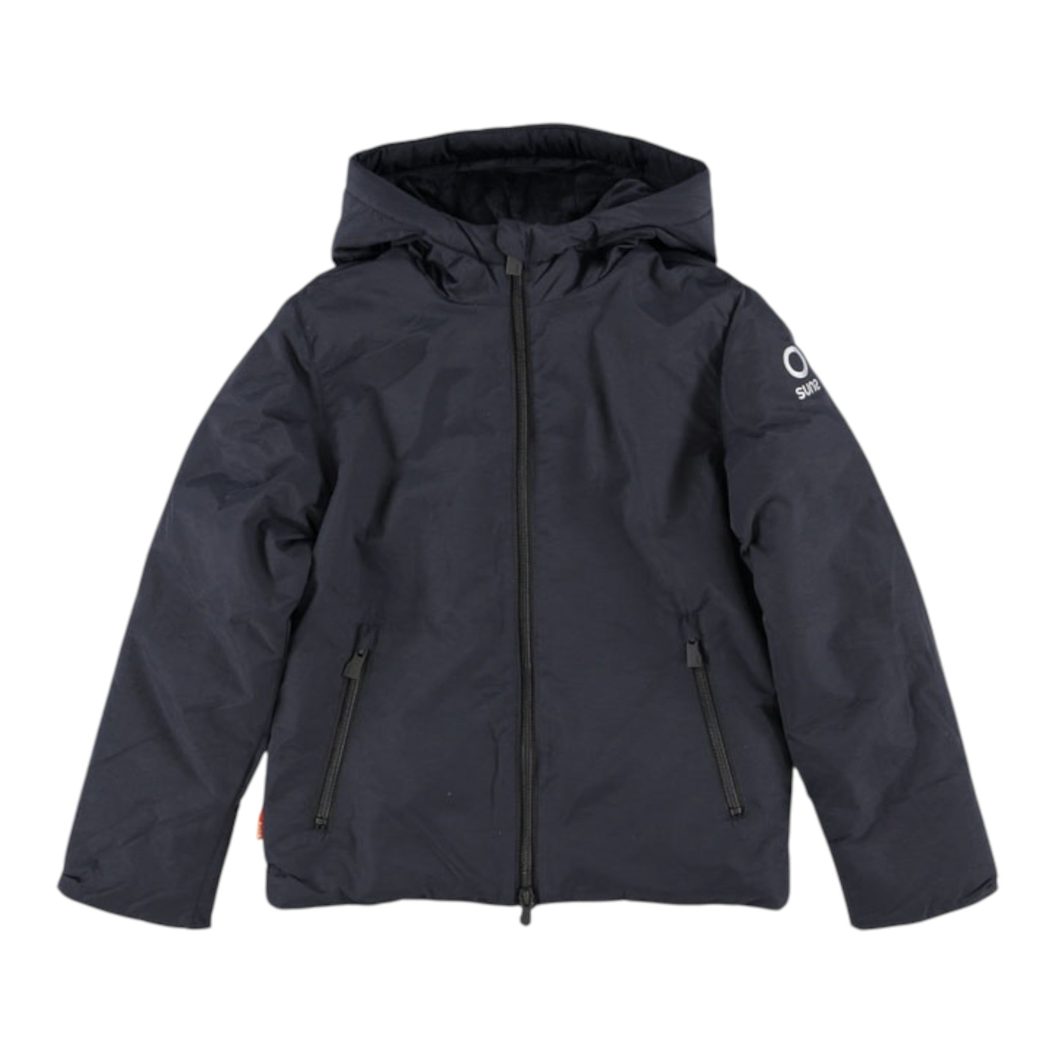 Suns Giubbino tinta unita con Cappuccio Blu per Neonato GBS5338UB BLU SUNS 
