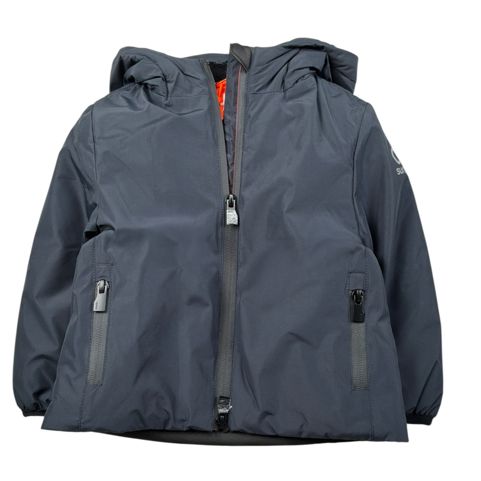 Suns Giubbino tinta unita con Cappuccio Blu per Bambino GBS5338UBXJ BLU SUNS 