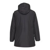 Suns Giubbino tinta unita con Cappuccio Nero per Bambina GBS5351D NERO SUNS 