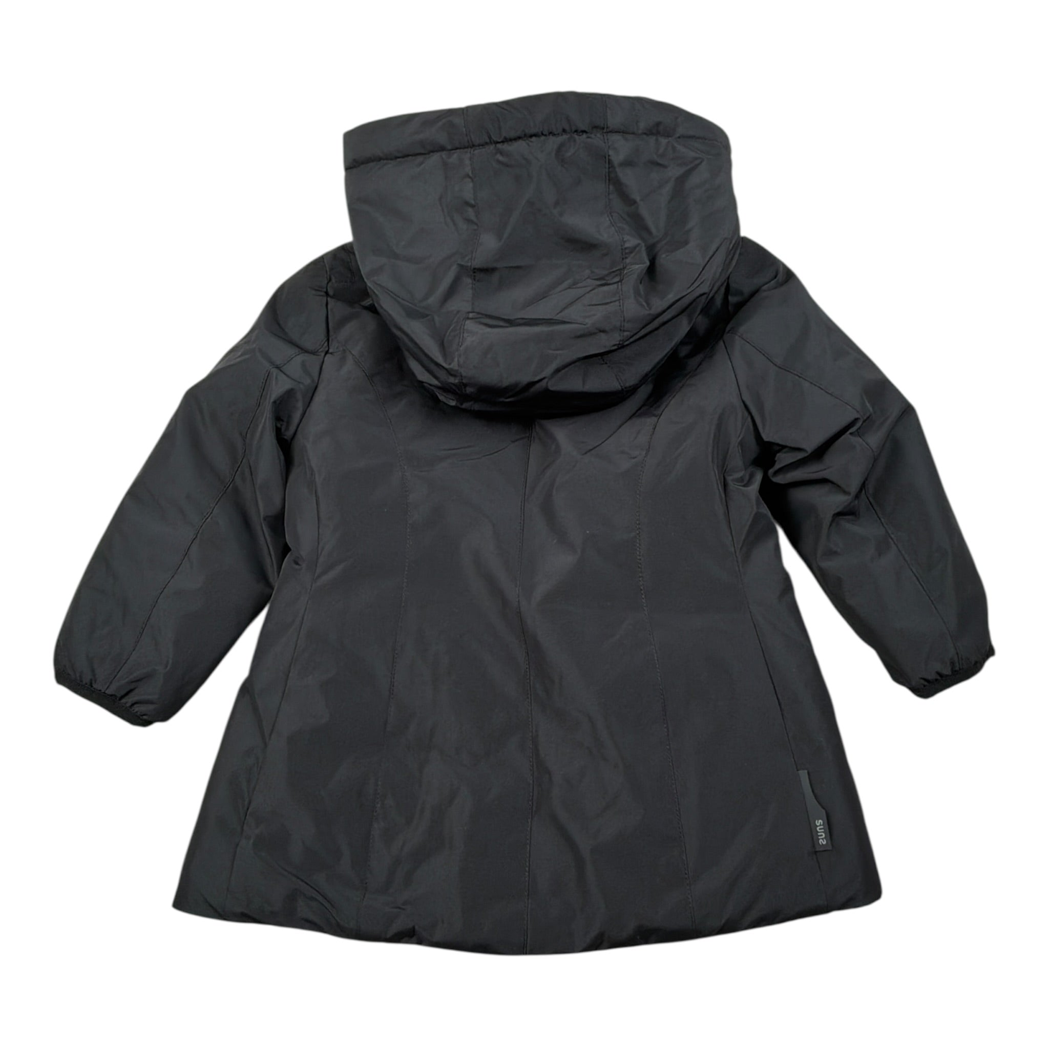 Suns Giubbino Tina Unita con Zip E Cappuccio Nero per Bambino GBS5353DBJ NERO SUNS 