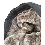 Suns Giubbino Tina Unita con Zip E Cappuccio Nero per Bambino GBS5353DBJ NERO SUNS 