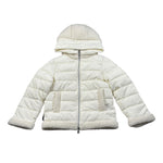 Suns Giubbino tinta unita con Cappuccio Panna per Bambina GBS6303DBJ PANNA SUNS 