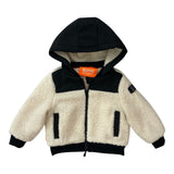Suns Giubbino Bicolore con Cappuccio Panna per Neonato GBS6306UB PANNA SUNS 