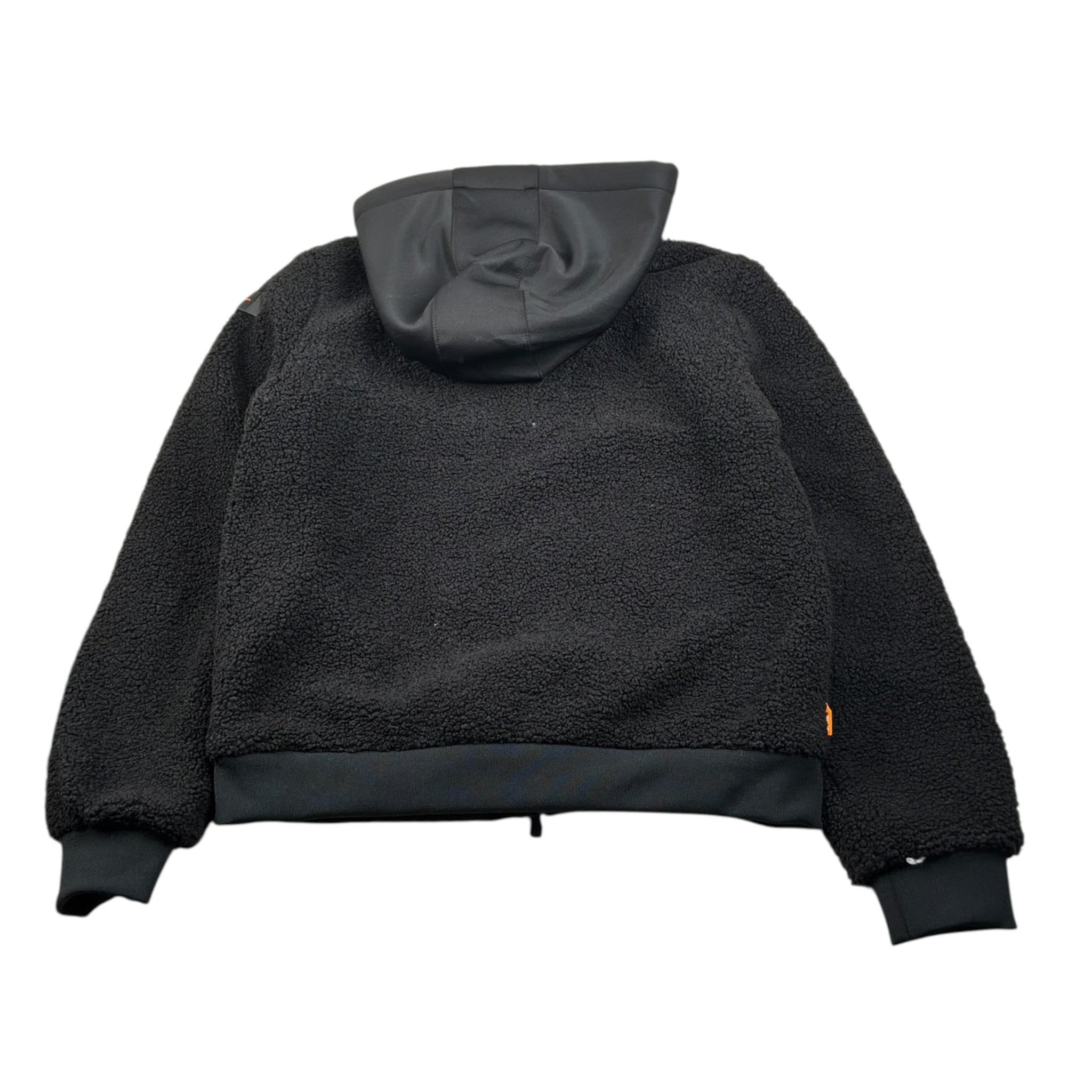 Suns Giubbino Teddy tinta unita con Cappuccio Nero per Bambino GBS6306U NERO SUNS 