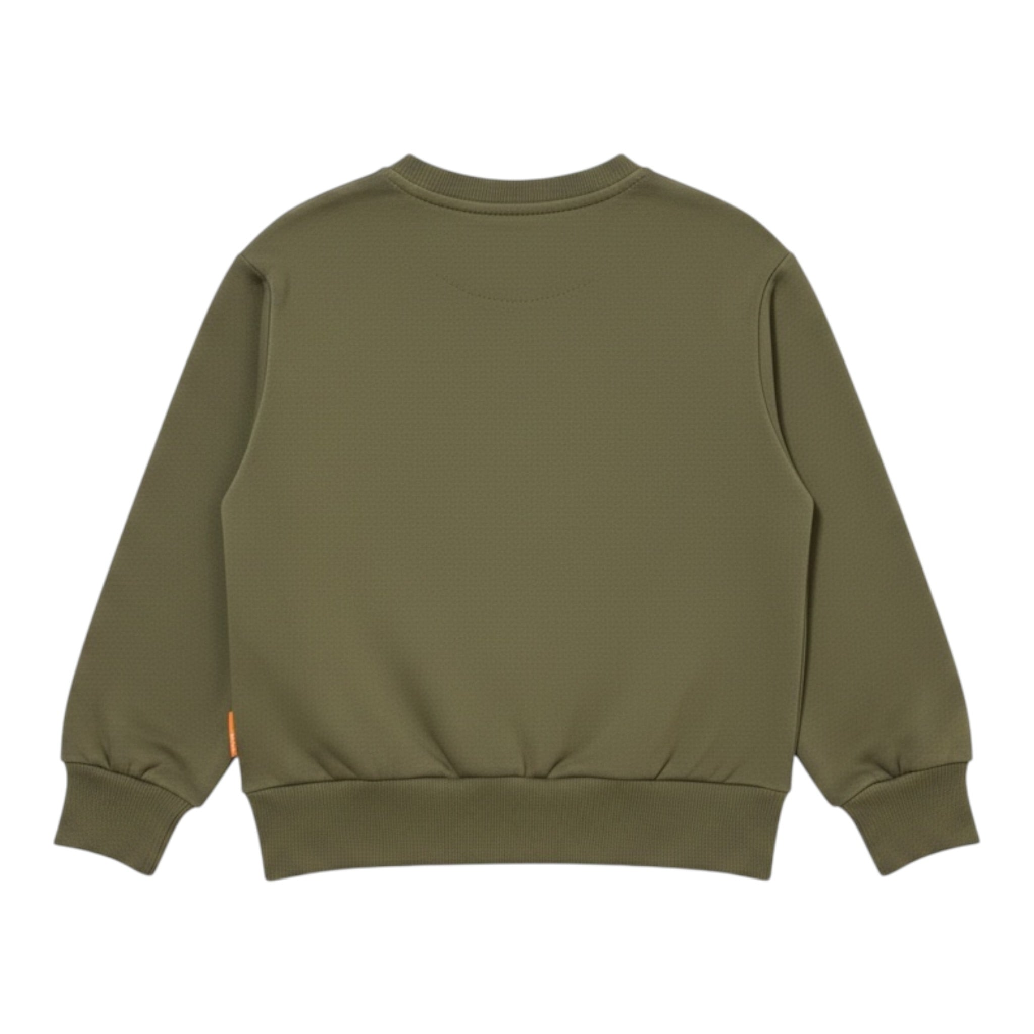 Suns Felpa tinta unita Girocollo Verde per Bambino MFS6306U VERDE SUNS 