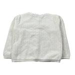Tartine Et Chocolat Cardigan tinta unita con Ricami Bianco per Neonata CA18011 BIANCO TARTINE ET CHOCOLAT 