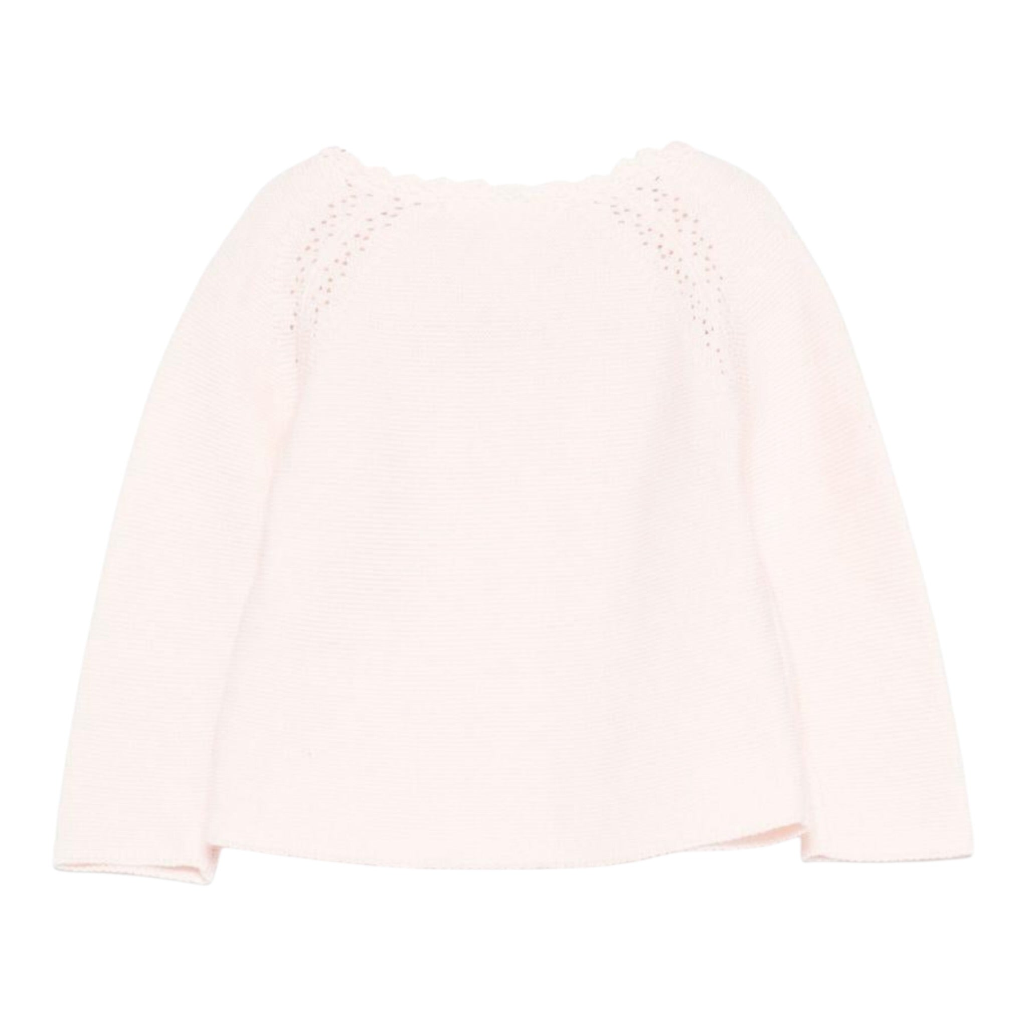 Tartine Et Chocolat Cardigan tinta unita con Ricami Rosa per Neonata CA18030 ROSA TARTINE ET CHOCOLAT 