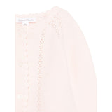 Tartine Et Chocolat Cardigan tinta unita con Ricami Rosa per Neonata CA18030 ROSA TARTINE ET CHOCOLAT 