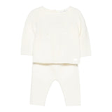 Tartine Et Chocolat Completo 2Pz Maglia-Pantalone Panna per Neonata CA36020 PANNA TARTINE ET CHOCOLAT 