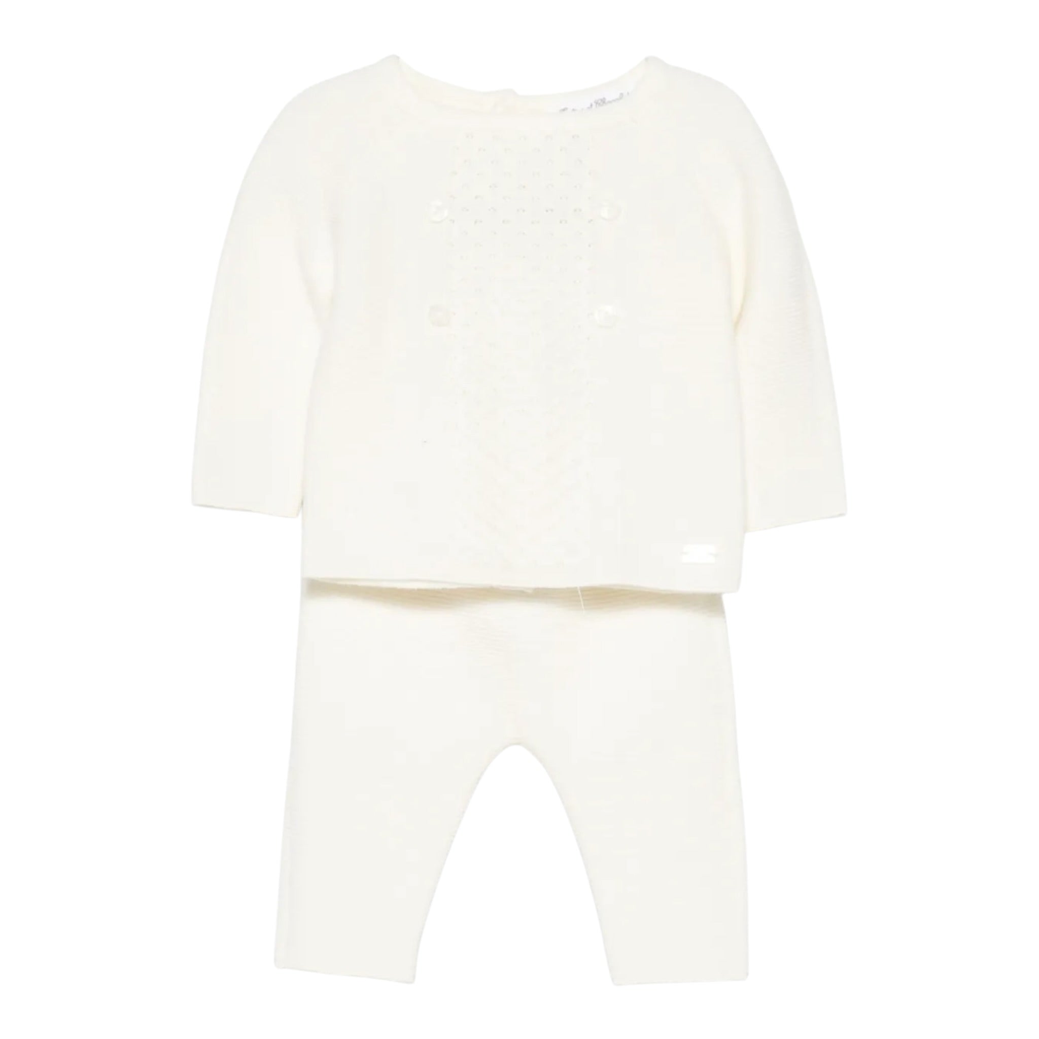 Tartine Et Chocolat Completo 2Pz Maglia-Pantalone Panna per Neonata CA36020 PANNA TARTINE ET CHOCOLAT 