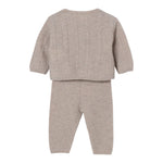 Tartine Et Chocolat Completo 2Pz Maglia-Pantalone Beige per Neonato CA3610 BEIGE TARTINE ET CHOCOLAT 