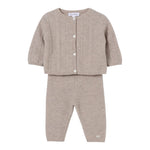 Tartine Et Chocolat Completo 2Pz Maglia-Pantalone Beige per Neonato CA3610 BEIGE TARTINE ET CHOCOLAT 