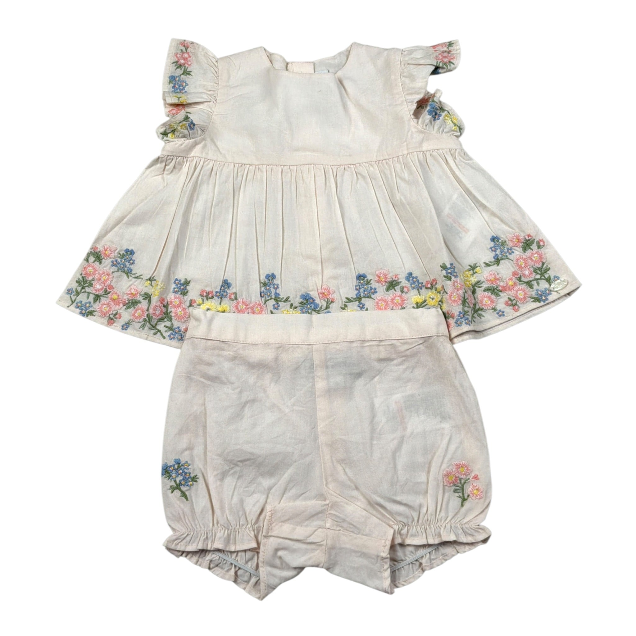 Tartine Et Chocolat Completo 2 Pezzi Camicia-Culotte Rosa per Neonata CA37061 ROSA TARTINE ET CHOCOLAT 