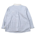 Tartine Et Chocolat Camicia Manica Lunga Fantasia A Righe Azzurro per Neonato CB12011N AZZURRO TARTINE ET CHOCOLAT 