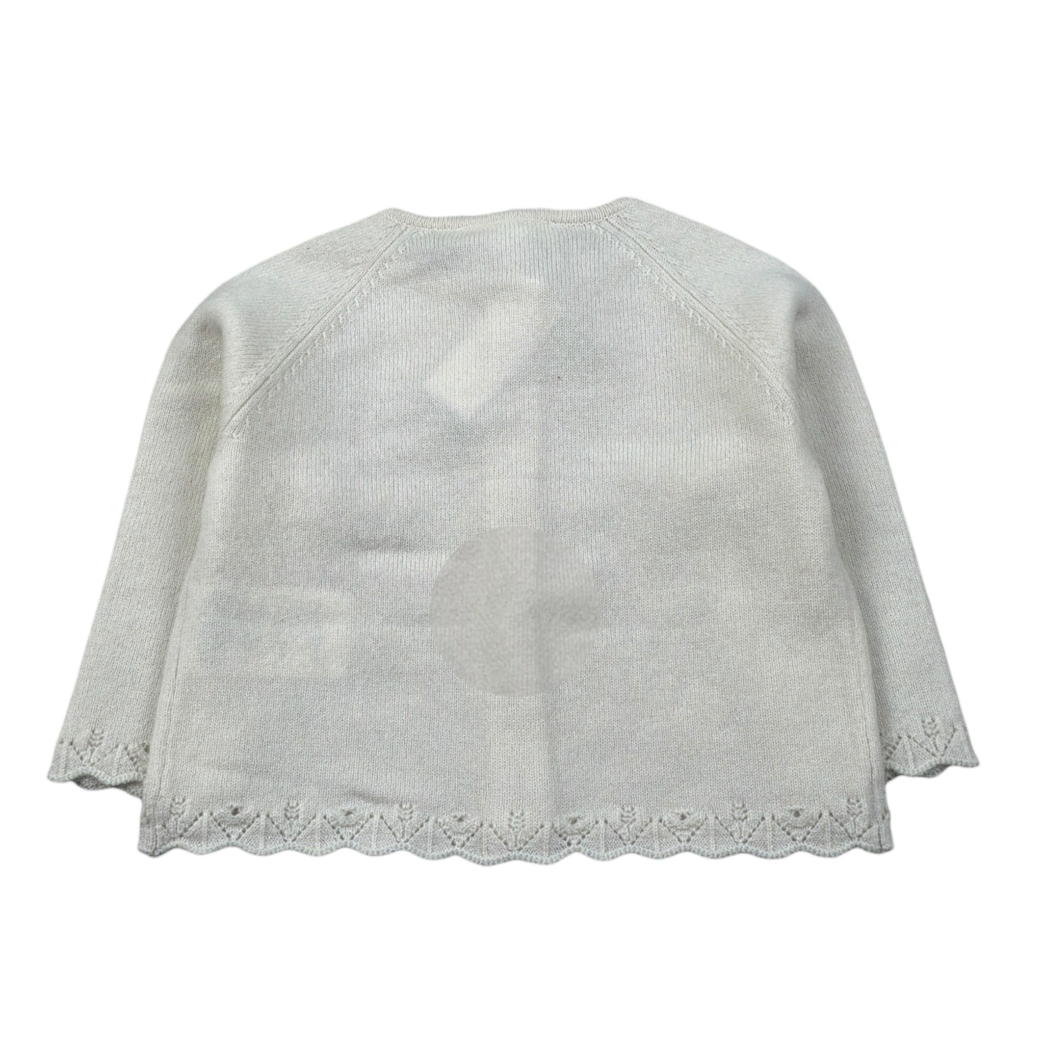 Tartine Et Chocolat Cardigan tinta unita Panna per Neonato CB18000 PANNA TARTINE ET CHOCOLAT 