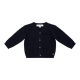 Tartine Et Chocolat Cardigan tinta unita Blu per Neonato CB18001N BLU TARTINE ET CHOCOLAT 