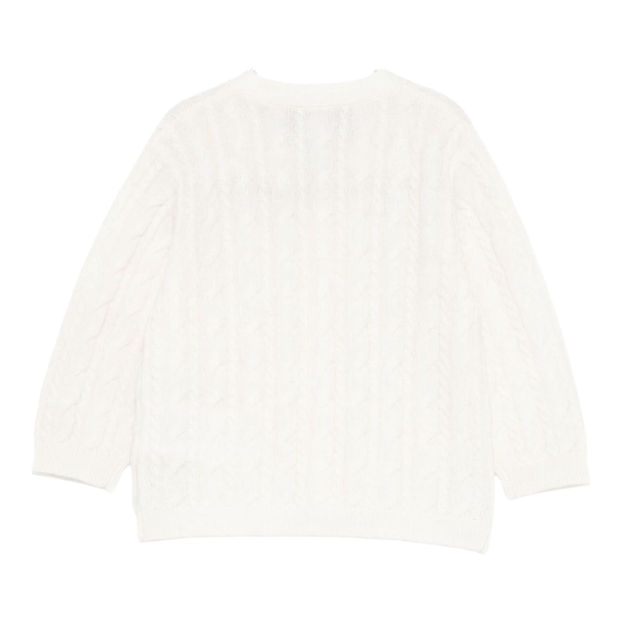 Tartine Et Chocolat Cardigan tinta unita Panna per Bambino CB18001 PANNA TARTINE ET CHOCOLAT 