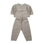 Tartine Et Chocolat Completo 2 Pezzi Cardigan-Pantalone Beige per Neonato CB36010 BEIGE TARTINE ET CHOCOLAT 