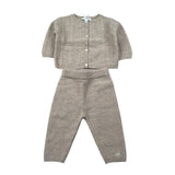 Tartine Et Chocolat Completo 2 Pezzi Cardigan-Pantalone Beige per Neonato CB36010 BEIGE TARTINE ET CHOCOLAT 