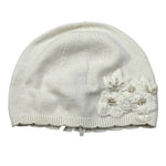 Tartine Et Chocolat Cappello tinta unita Panna per Neonata CB90041 PANNA TARTINE ET CHOCOLAT 