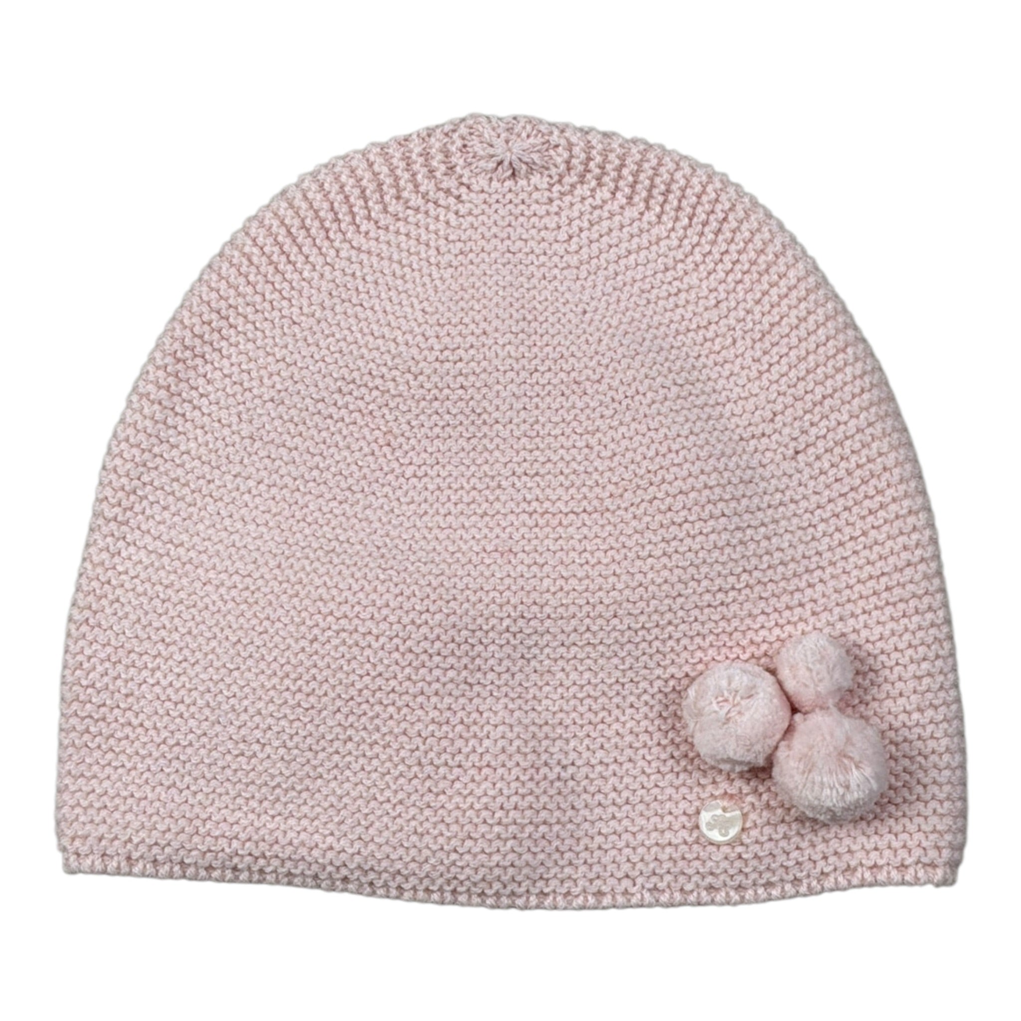 Tartine Et Chocolat Cappello Tinta Uita con Applicazioni Rosa per Neonata TZ90010 ROSA TARTINE ET CHOCOLAT 