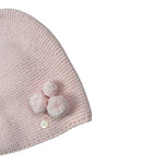 Tartine Et Chocolat Cappello Tinta Uita con Applicazioni Rosa per Neonata TZ90010 ROSA TARTINE ET CHOCOLAT 