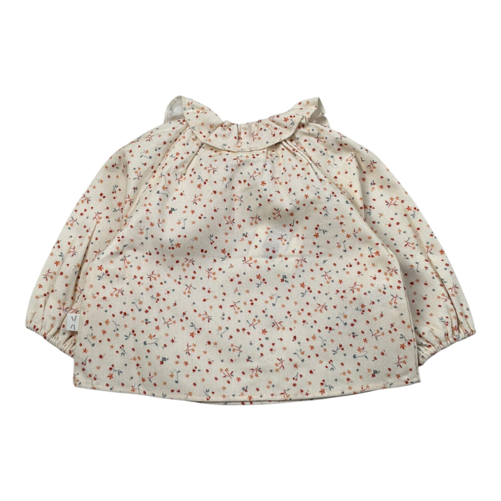 Teddy E Minou Camicia tinta unita con Stampa Fiori Beige per Neonata A25TCL0003C4147 BEIGE TEDDY E MINOU 