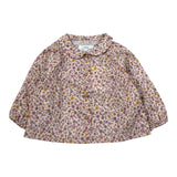 Teddy E Minou Camicia tinta unita con Stampa Fiori Rosa per Neonata A25TCL0004C0000 ROSA TEDDY E MINOU 