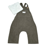 Teddy E Minou Completo 2Pz Salopette-Shirt Verde per Neonato A25TDS0001V0020 VERDE TEDDY E MINOU 