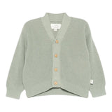 Teddy E Minou Cardigan tinta unita Verde per Neonato A25TGF0002EM635 VERDE TEDDY E MINOU 