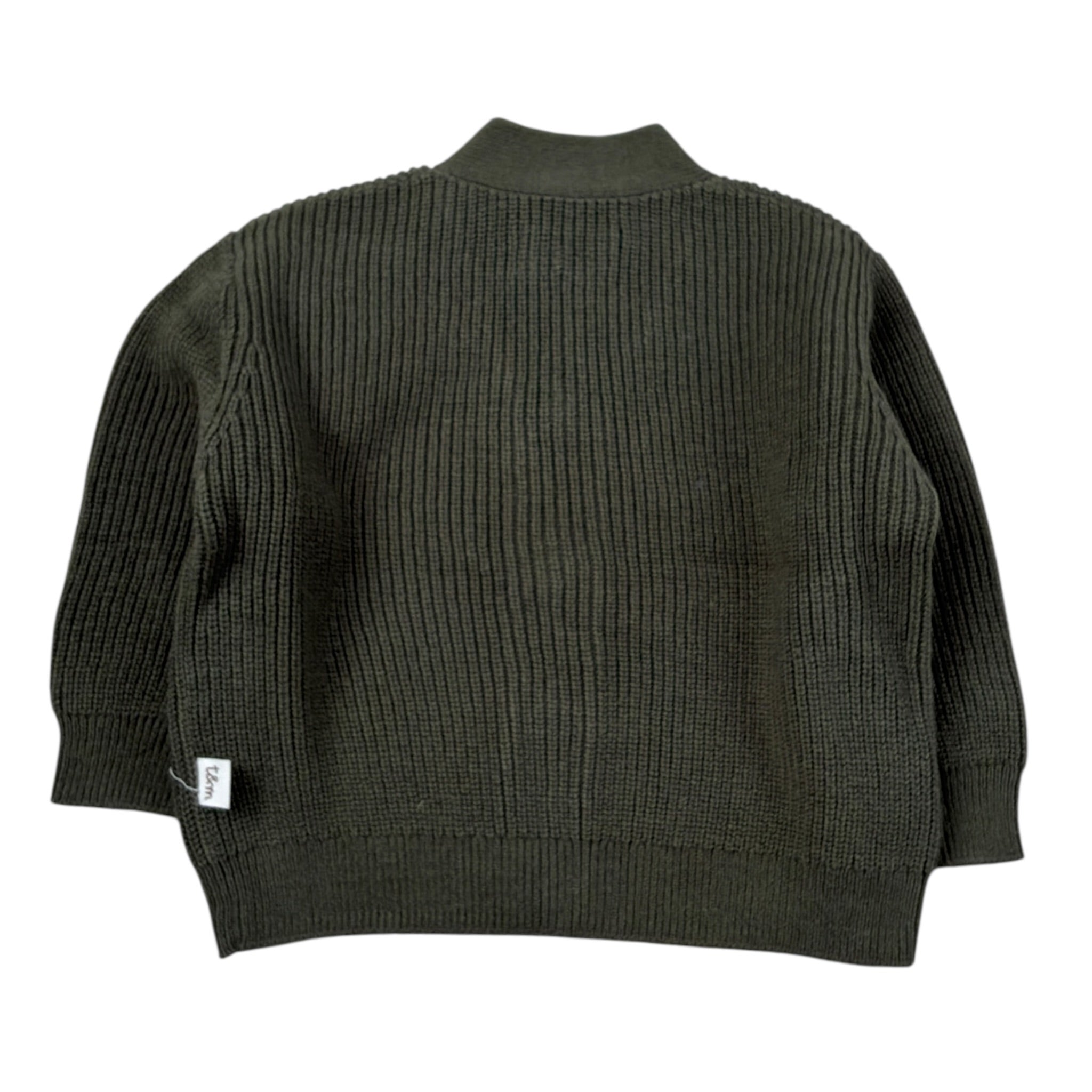 Teddy E Minou Cardigan tinta unita Verde per Neonato A25TGF0002EM635X VERDE TEDDY E MINOU 