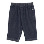Teddy E Minou Jeans tinta unita con Elastico In Vita Blu per Neonato A25TPL0003J0026 BLU TEDDY E MINOU 