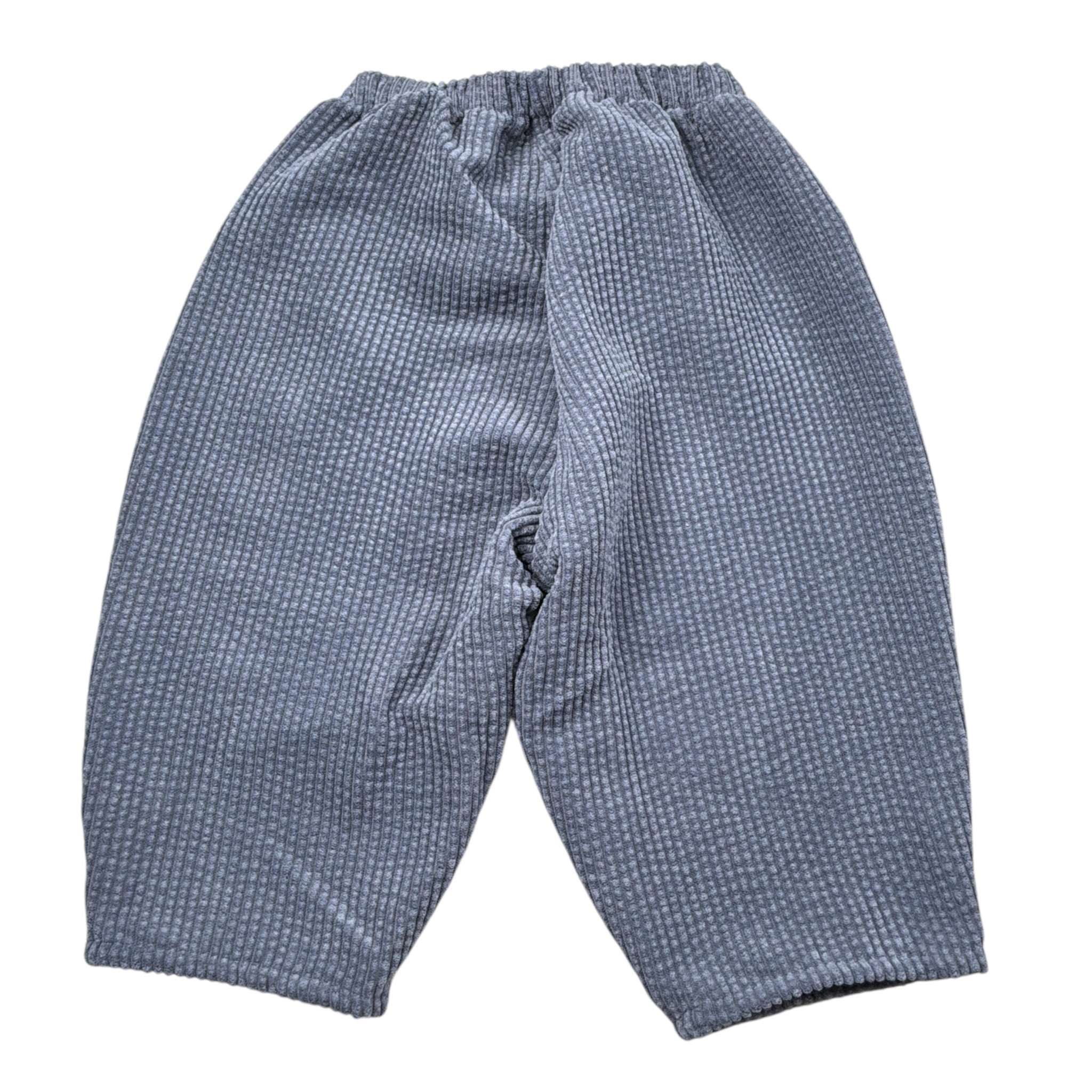 Teddy E Minou Pantalone tinta unita con Elastico In Vita Blu per Neonato A25TPL0004V0020X BLU TEDDY E MINOU 
