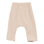 Teddy E Minou Pantalone tinta unita con Elastico In Vita Beige per Neonato A25TPL0005V6024 BEIGE TEDDY E MINOU 