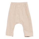 Teddy E Minou Pantalone tinta unita con Elastico In Vita Beige per Neonato A25TPL0005V6024 BEIGE TEDDY E MINOU 