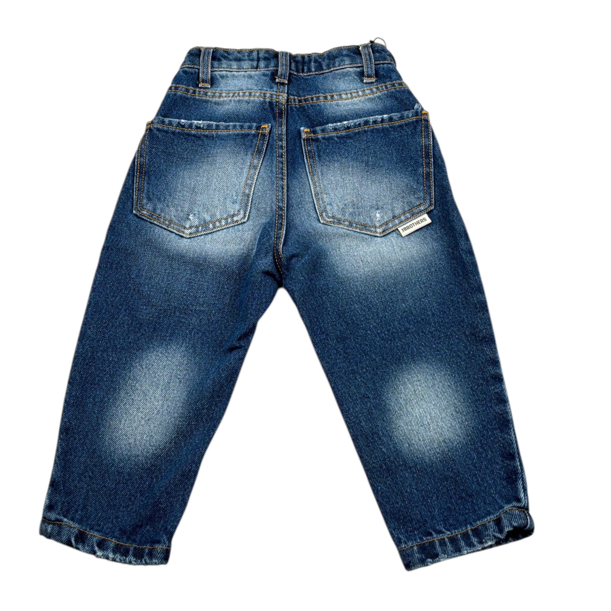 The Brothers Jeans tinta unita Blu per Neonato RK030 BLU THE BROTHERS 