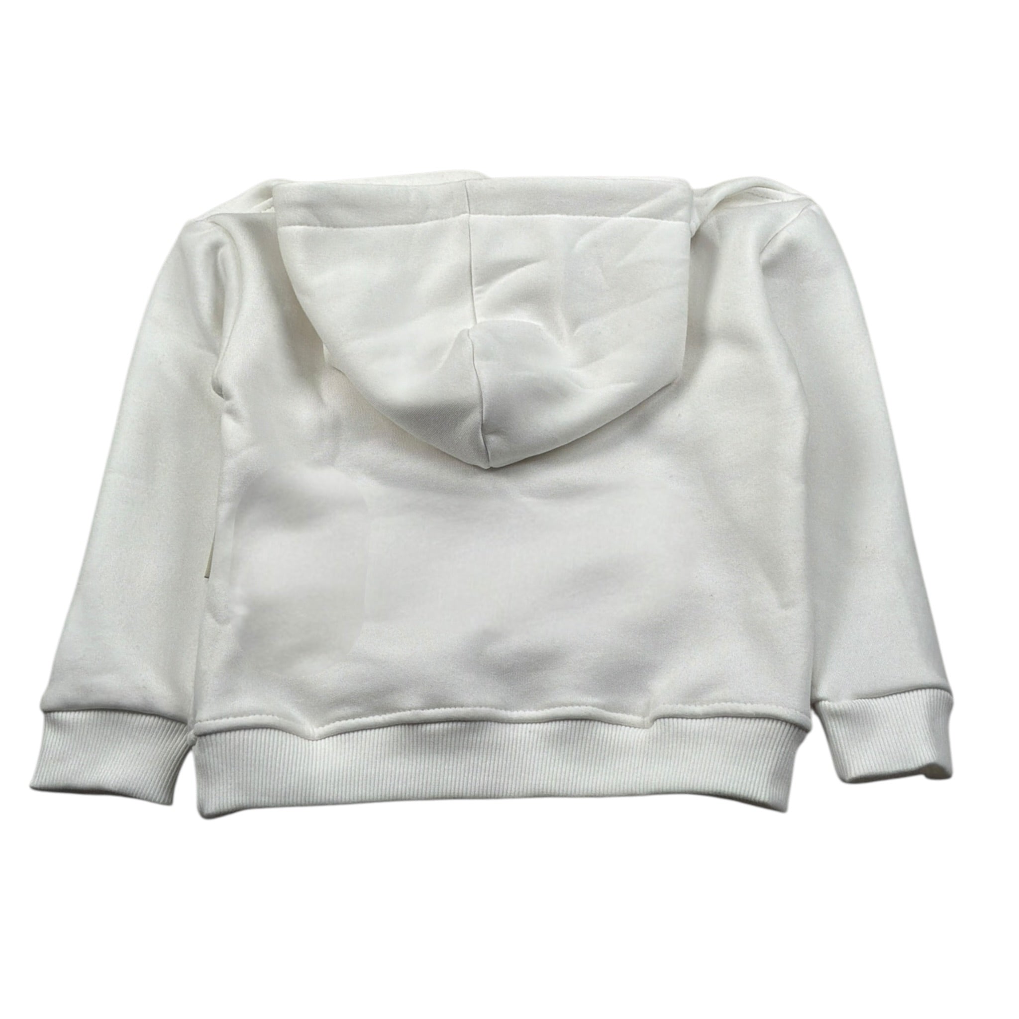 The Brothers Felpa Chiusa con Cappuccio tinta unita Bianco per Neonato TK062N BIANCO THE BROTHERS 