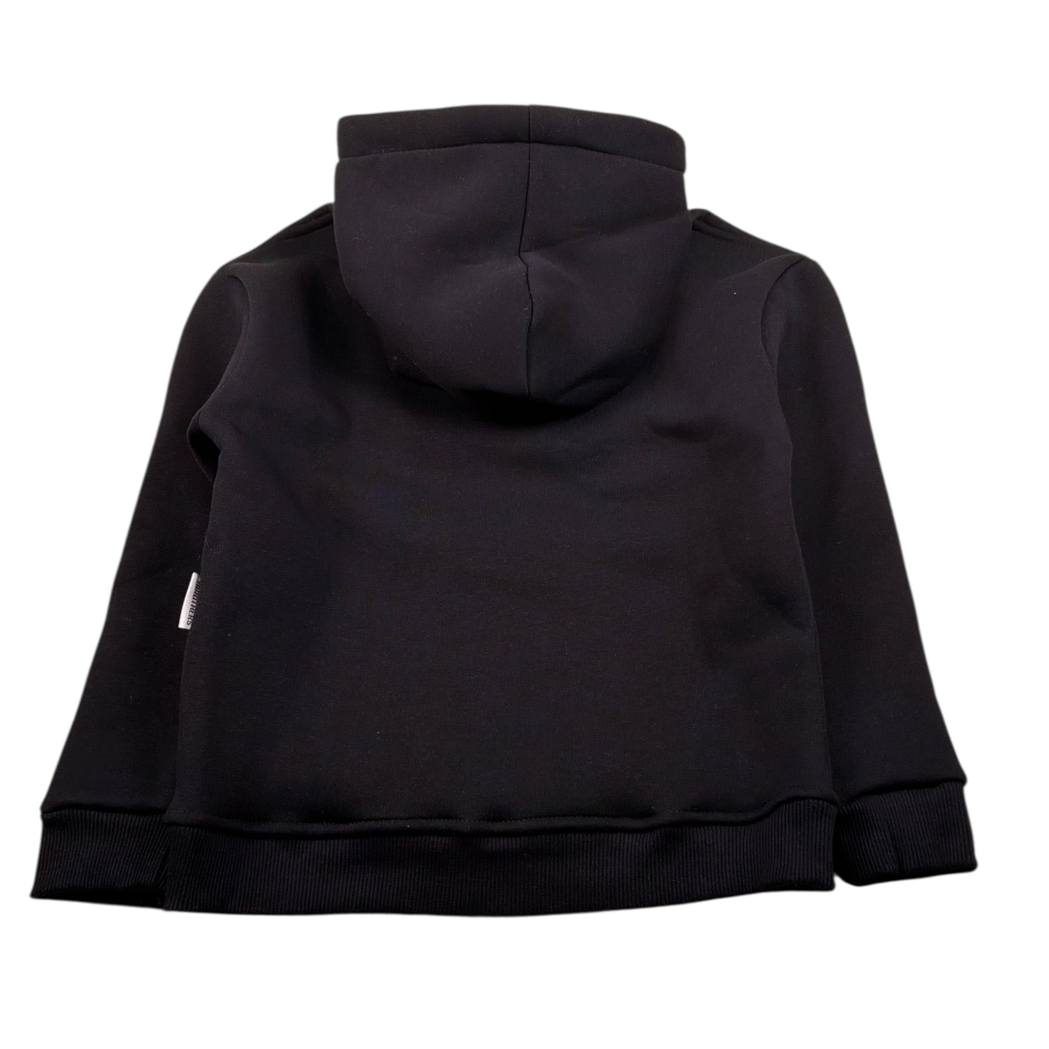 The Brothers Felpa Chiusa con Cappuccio tinta unita Nero per Bambino TK062 NERO THE BROTHERS 