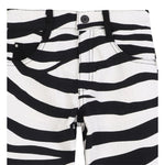 The Marc Jacobs Jeans Fantasia Zebrata Bicolore Bianco/Nero per Neonata W60591N BIANCO/NERO THE MARC JACOBS 