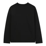 The Marc Jacobs Shirt Girocollo tinta unita con Stampa Nero per Bambino W60619J NERO THE MARC JACOBS 