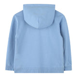 The Marc Jacobs Felpa Xhiusa con Cappuccio tinta unita con Logo Azzurro per Bambino W60631 AZZURRO THE MARC JACOBS 