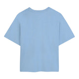 The Marc Jacobs T-Shirt Girocollo tinta unita con Stampa Azzurro per Neonato W60636N AZZURRO THE MARC JACOBS 
