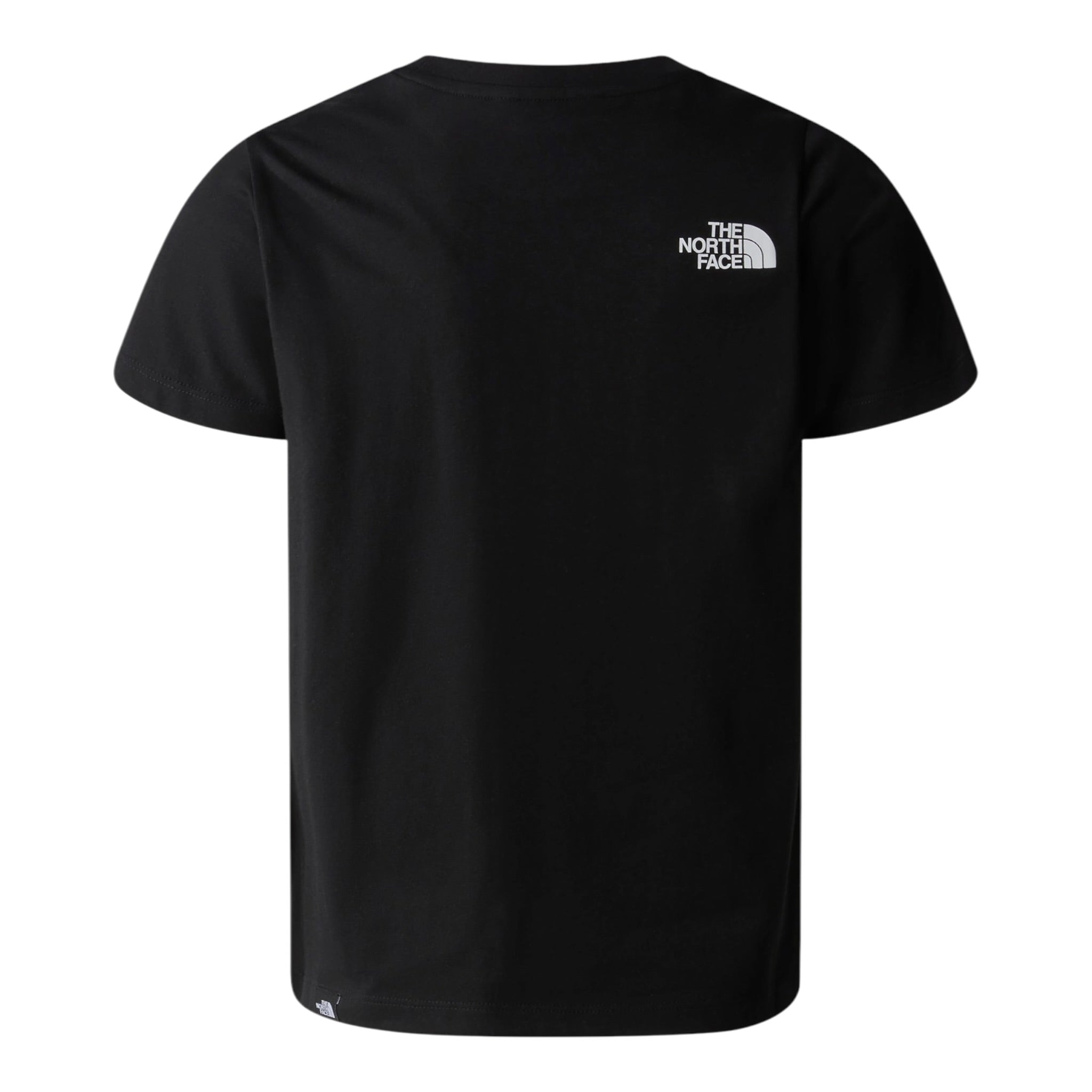 The North Face T-Shirt Girocollo tinta unita con Logo Nero per Bambino NF0A87T4JK3 NERO THE NORTH FACE 