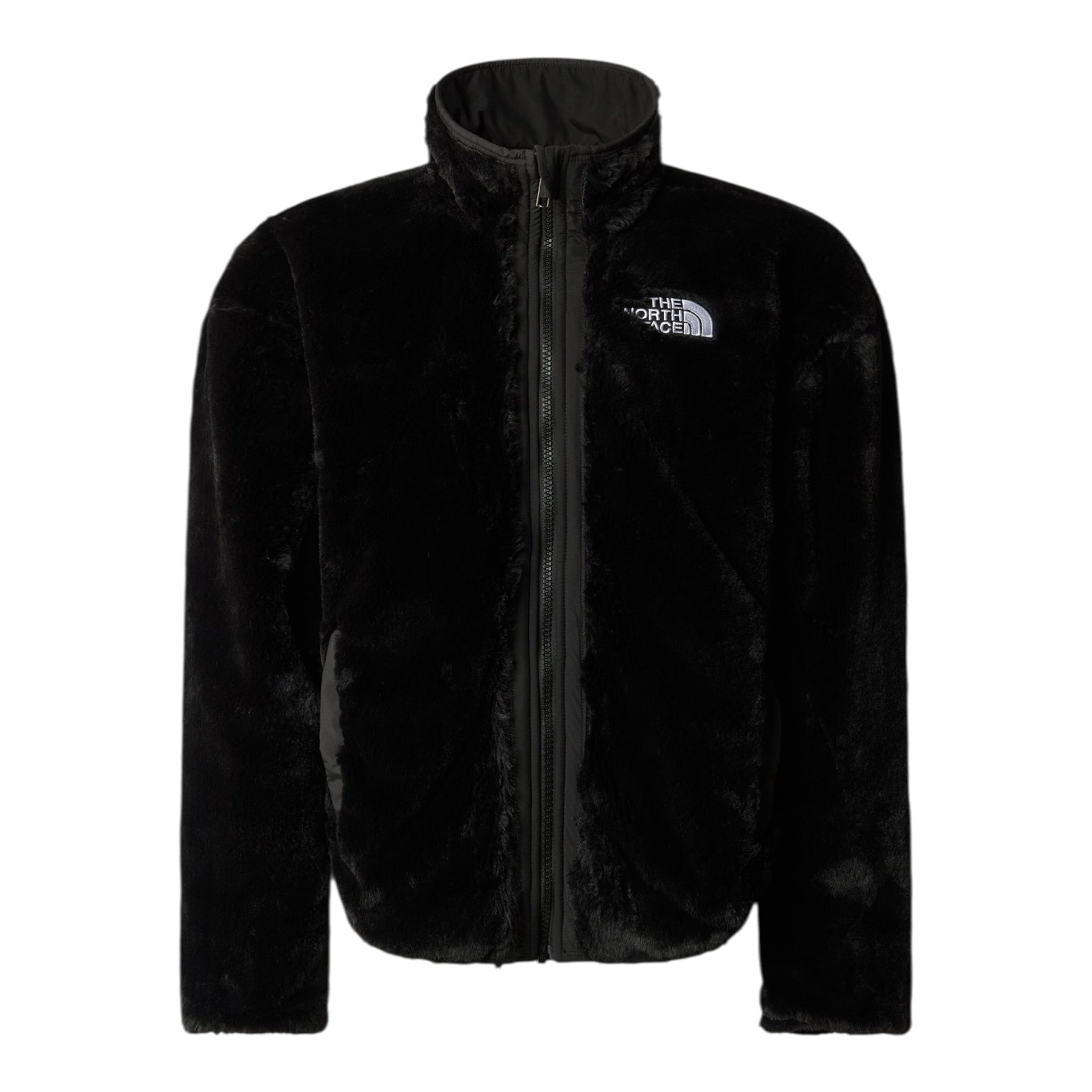 The North Face Giubbino Reversibile con Zip E Cappuccio Nero per Bambino NF0A88UCJK3 NERO THE NORTH FACE 