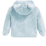 The North Face Giubbino tinta unita con Zip E Cappuccio Azzurro per Neonato NF0A88VWBP0 AZZURRO THE NORTH FACE 